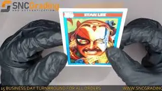 SNC Grading:1990 MARVEL COMICS STAN LEE #161 MR. MARVEL CARD REVIEW (1628603792666)