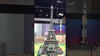 Giant Eiffel Tower made of Legos! #Paris #Legos #Blockalopolis