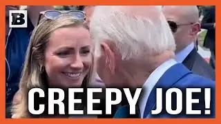He's Back! Creepy Joe Biden Mumbles, Menaces Reporters