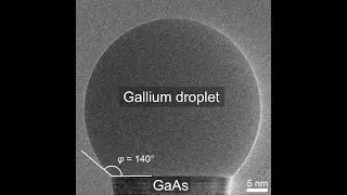 In situ TEM: growth of gallium arsenide nanowires by MBE (1/4)
