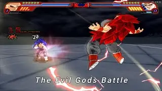 Evil Goku Form VS Evil Vegeta Form !Dragon Ball Budokai Tenkaichi 3