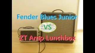 ZT Amp Lunchbox VS Fender Blues Junior (Ⅲ) 試奏比較レビュー。違いなど。ランチボックス VS ブルースジュニア