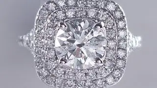 2.18 ctw Round Brilliant Cut G SI2 Diamond Engagement Ring - BigDiamondsUSA