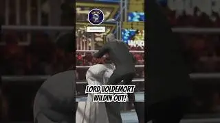 Lord Voldemort DESTROYS Professor Dumbledore! #wwe #harrypotter #funny #shorts