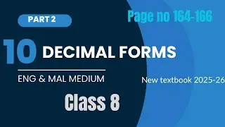 Class 8 maths chapter 10/DECIMAL FORMS/page no164-166/Part2
