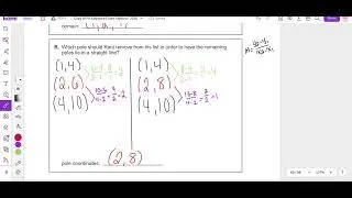 2016 Module 2 Problem 13 Algebra 1 PDE Item and Scoring Sampler