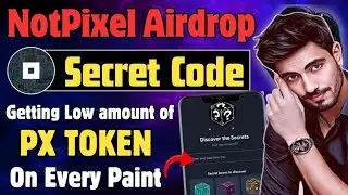Notpixel Secret Word Update | PX Points Decreased ON Paint, not pixel airdrop update