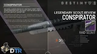 Destiny 2 | Conspirator Review, Raid Scout Rifle, Legendary Mida Multi Tool