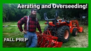 Aerating Large Yard and Overseeding