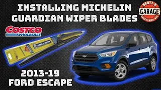 How to Quickly and Easily Install Michelin Guardian Wiper Blades on Your Ford Escape #costco