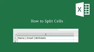 Excel - Learn how to Delimit (Splitting Text to Columns)