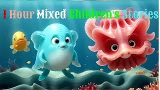 1 Hour Mixed Children's Stories -- A Cheerful Kids Story 🌈 Musical for kids - Learning English