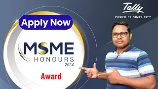 MSME Honours Award 2024 By Tally Solutions