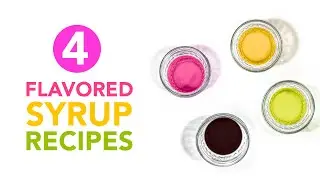How to make 4 Simple Soda Syrups | Easy recipes for lavender, citrus, ginger, and coffee