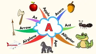 📢 Letter A 🎧 Alphabet Mindmap Series 🔥 Learn English Vocabulary