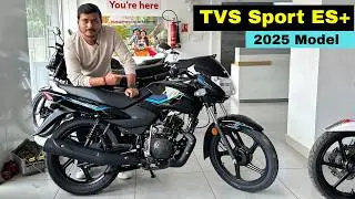 2025 Tvs Sport ES Plus Launched 💥- 5 Big Changes | Sound | New Price | Tvs Sport 110 2025 Model