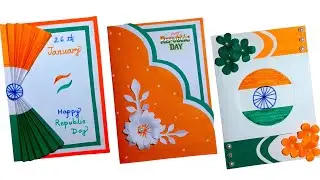 DIY Republic Day Greetings Card / How To Make Greetings Card /Paper Card For Happy Republic Day 2026