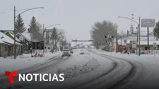 La primera gran ola de fr&iacute;o de 2025 traer&aacute; nevadas, ventiscas y tormentas | Noticias Telemundo