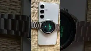 Wireless Charging Hack Samsung S24 and Galaxy Watch  #s24 #shorts