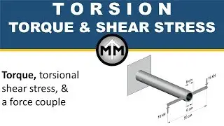 Torsion - Torque formula and force couple