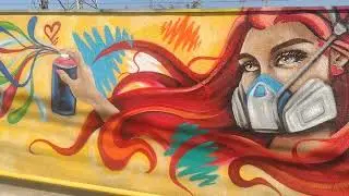 Mutir&atilde;o de Graffiti Anivers&aacute;rio de Volta Redonda. Rio de Janeiro/Brasil 2022