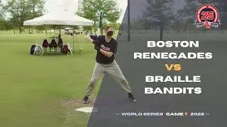 Boston Renegades vs. Braille Bandits | World Series | Beep Baseball 2022