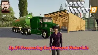 🚜 🌻  FS19 Lakeland Vale Map by Stevie 🌱 🌾 61. Processing our Harvest Materials 🚛🚚