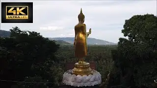 KOH SAMUI  Ethereal Scenes at Mountain Pagoda - Wat Khao Chedi Laem Sor.