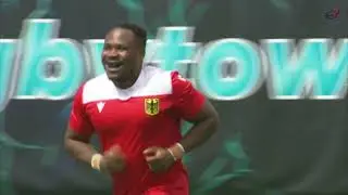Albert Tayedzerwa Flying Try Dive From Draw And Pass RugbyTown 7's 2022 Shield Semi-Final