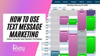 Salon Software Text Message Marketing - Rosy Salon Software