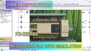 GX Works 2: Timer instruction using GX works2 mitsubishi PLC