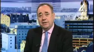 Alex Salmond calmly overpowers C4 presenters barrage of questioning