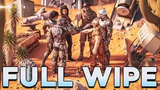 How 6 Youtubers Survive 250 Days in a LAND BASE! - A Full ARK Wipe Story