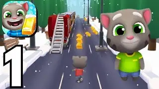 Talking Tom Gold Run - Gameplay Walkthrough Part 1 Tutorial NEW Mobile Game (Android,ios)