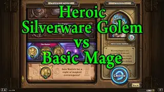 Hearthstone: Героический серебряный голем с базовым магом