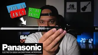 BUDGET FRIENDLY CONDENSER BOOM MIC | PANASONIC EM-2800A UNI DIRECTIONAL MIC | UNBOXING AND REVIEW