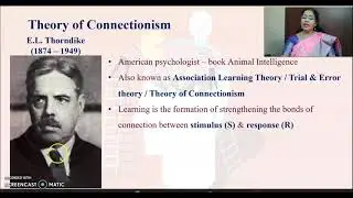 Theories of Learning | Educational Psychology  | Dr. M. Caroline Maria