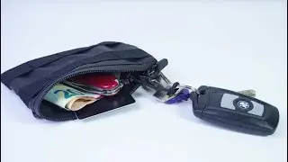 Key Organizer Wallet | Color-Changing Thermochromic Fabric | Techwear EDC Accessory for Everyday Use