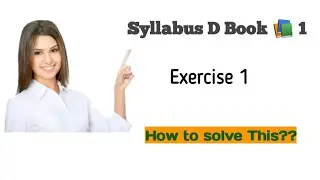 Syllabus D Book 1