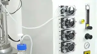 Laboratory benchtop glass bioreactor system