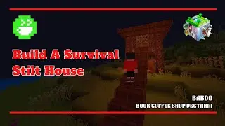 Vectaria.io 🏡 Build A Survival Stilt House｜Book Coffee Shop #vectaria