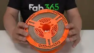 Re-usable foldable filament Spool print on prusa
