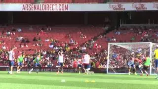 Alexis Sanchez and Yaya Sanogo combine for great Arsenal goal