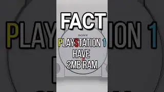 PlayStation 1 have only 2MB RAM + 1MB VRAM #playstation #ps