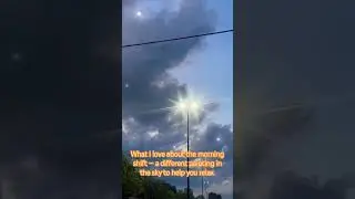 Morning shift skies 🌅                Subscribe for more calm skies and ambient vibes