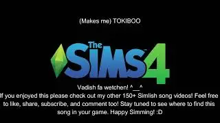 Tokiboo by Charlton Pettus (60 Cyclists) Simlish Original With Lyrics! (Sims 4 Electronica)
