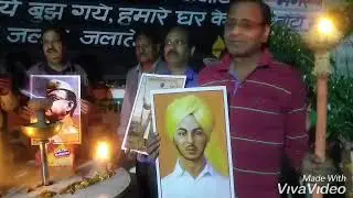 Filtered methane gas from drain & Shradhanjali to Shaheed Bhagat Singh 23rd March Brij Vihar GZB