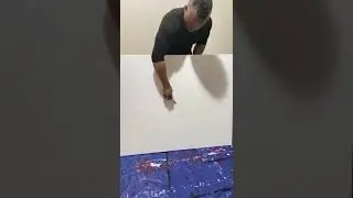 Preparaci&oacute;n de  Lienzos canvas preparation #newyorkart #newyorkartist #gallery #curator #artist