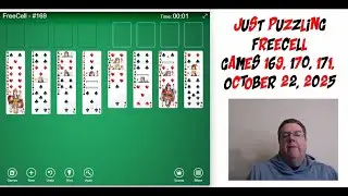 Learning Freecell By Doing and Explaining Games 169, 170 and 171