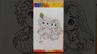 Cute Radha Krishna Drawing 💖✍️| Krishna and Radha simple drawing| #radhakrishna #simpledrawing